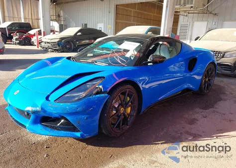 2024 Lotus Emira First Edition z USA, uszkodzony, nr VIN SCCLEKMX0RHA45151